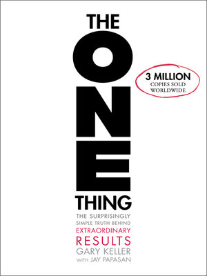 cover image of The ONE Thing